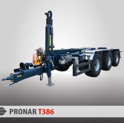 Pronar T386 Hakenliftanhänger Tridem Abrollcontainer SBF – Bild 8