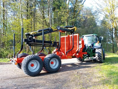 KTS 13000 mit 8,6m Kran Rückewagen Holzwagen Forstwagen