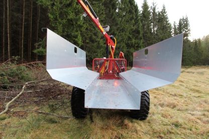 Rückewagen T 1850 ATV UTV Traktor Radantrieb, Teleskoprahmen, Honda Benzin Aggregat – Bild 2