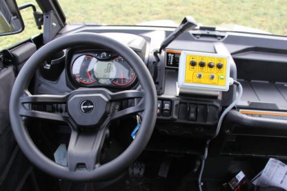 Rückewagen T 1850 ATV UTV Traktor Radantrieb, Teleskoprahmen, Honda Benzin Aggregat – Bild 13