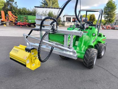 Hydraulischer Mulchkopf mit BBS Seitenverschiebeadapter und Euroaufnahme oder Avant Aufnahme – Bild 2