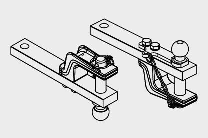 Scharmüller Zugpendel mit PKW-50 Kugelkopf