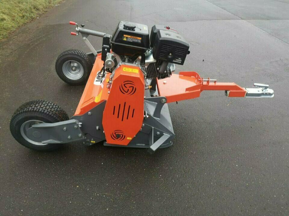 SBF Mulcher ATV 120 mit Fahrwerk und Benzinmotor Quad – Bild 2