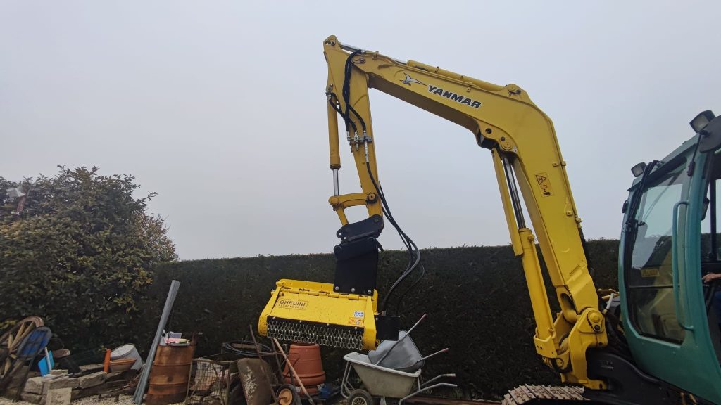 Ghedini DF10 DF13 Forstmulcher Baggermulchkopf max. Ø25 cm SBF – Bild 2