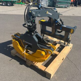 Uniforest Rückezange SCORPION 1800F Frontanbau Euroaufnahme Dreipunktanbau Holzgreifer Frontladergreifer