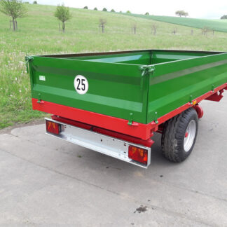 Kipper 3 Seitenkipper DK4000A 3,5t + Papiere, Auflaufbremse Kastenmaße 260x150x50