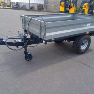 Kipper Heckkipper HK2000M 2t + Papiere, Anhänger, Seilzugbremse, Kastenmaße 240x140x40