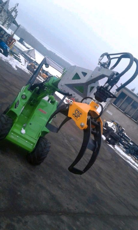 Holzgreifer Holzzange Steingreifer mit Rotation 014 3 to mit Rotator Avant Multione SBF – Bild 2