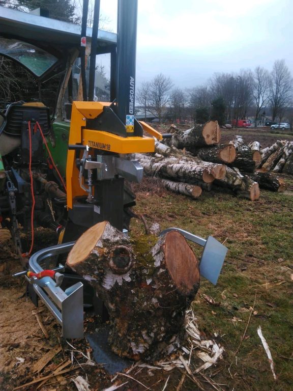 Aktion Holzspalter Uniforest TITANIUM 18 CD Zapfwellenantrieb Gusspumpe schnell SBF – Bild 4