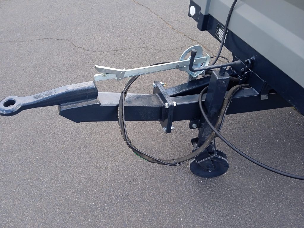 Kipper Heckkipper HK2000M 2t + Papiere, Anhänger, Seilzugbremse, Kastenmaße 240x140x40 – Bild 5