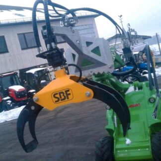 Holzgreifer Holzzange Steingreifer mit Rotation 014 3 to mit Rotator Avant Multione SBF