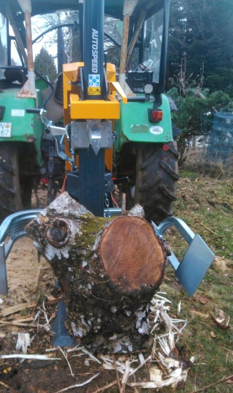 Aktion Holzspalter Uniforest TITANIUM 18 CD Zapfwellenantrieb Gusspumpe schnell SBF – Bild 5