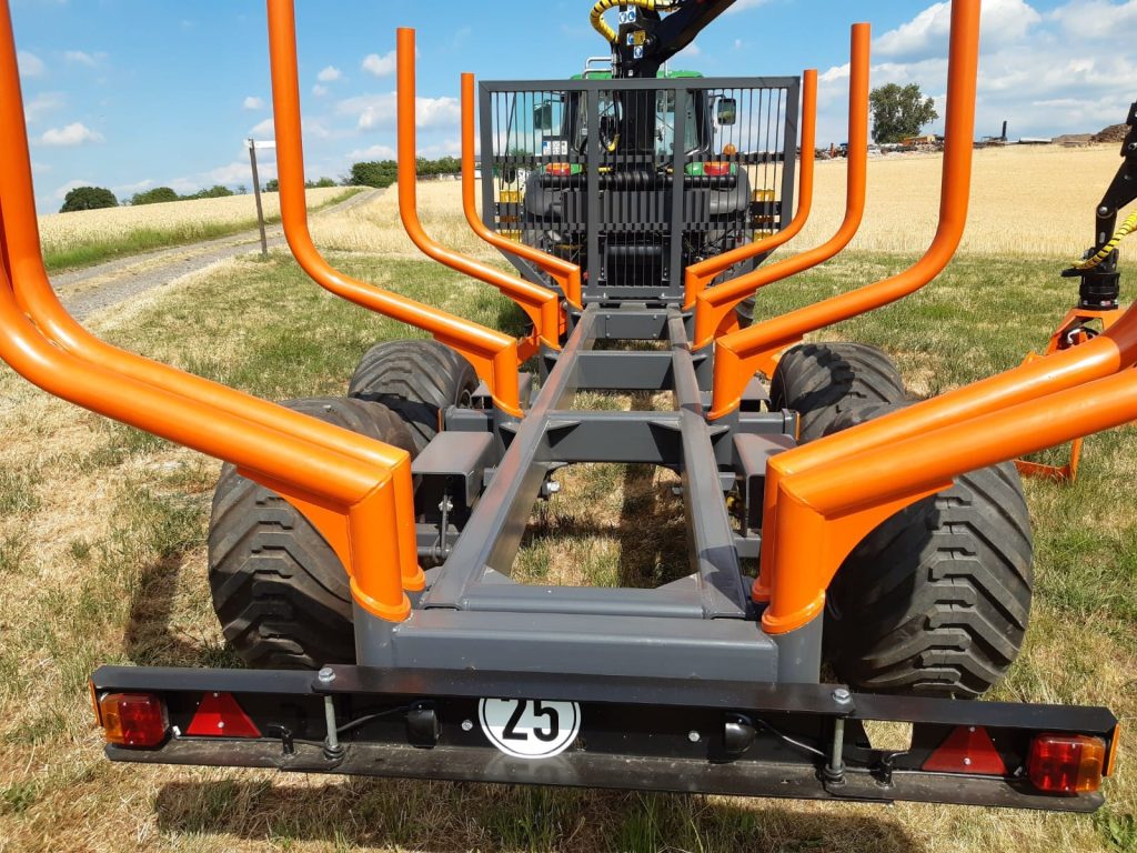 KTS 13000 mit 8,6m Kran Rückewagen Holzwagen Forstwagen – Bild 3