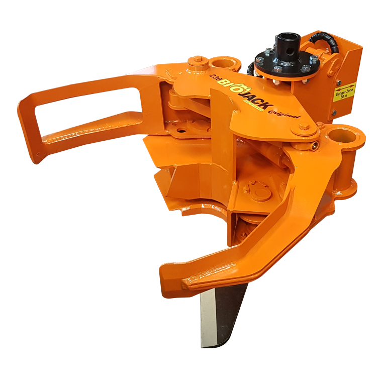 Energieholzgreifer Biojack 230 3-in-1 – Schneiden, Entasten und Laden