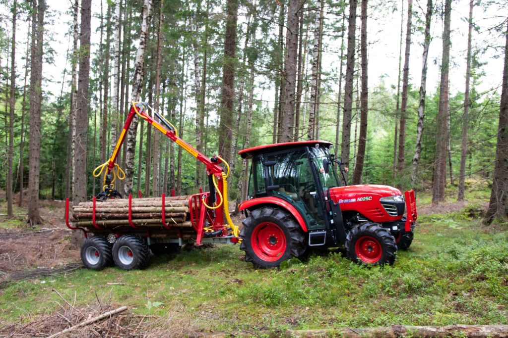 Kranman Rückewagen T5000, Radantrieb, hydr.Bremse, Forstkran 4.60 – Bild 3