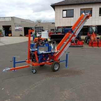 Balfor Shark Wippkreissäge 700 SB – Benzinmotor, Förderband, Fahrwerk