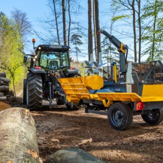 Uniforest Liegendspalter MAGNUM 32 Spaltkraft 31to mit Fahrwerk