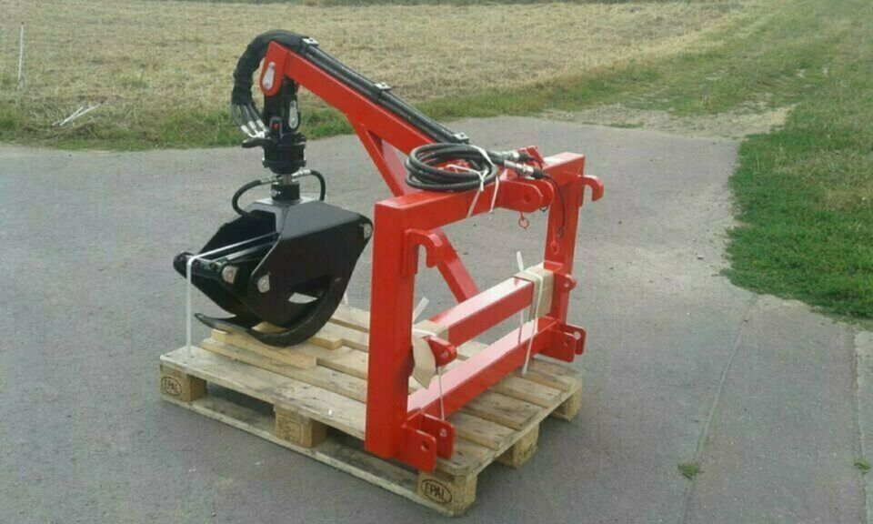 Möre Maskiner Frontladergreifer Holzzange Holzgreifer