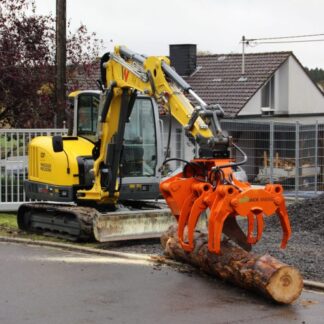 Fällgreifer, Energieholzgreifer Biojack 450 EG Baggeranbau