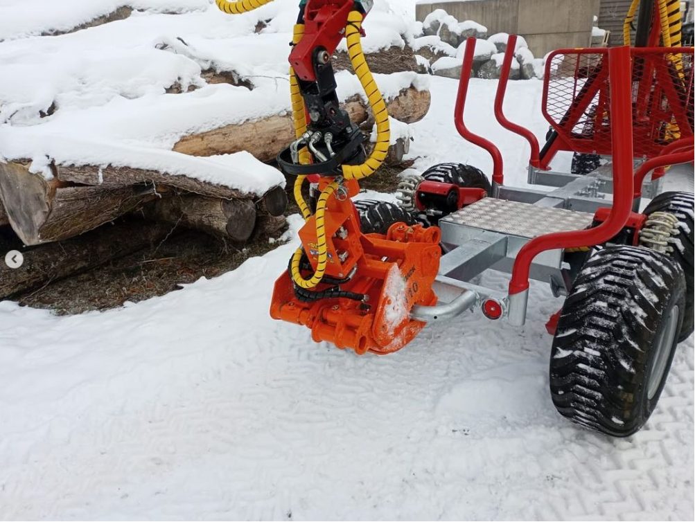 Rückewagen Kranman T1750 mit 30-50 Kran inklusive Eigenantrieb für ATV UTV Traktor Quad – Bild 13