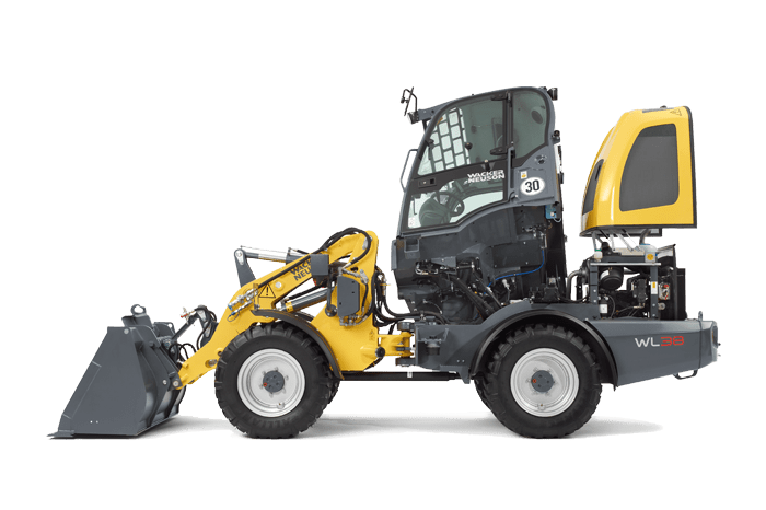 Wacker Neuson WL38 Knickgelenkte Radlader mit Kabine, Hoflader – Bild 3
