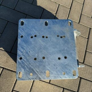 Baggeraufnahme MS03 verzinkt für Heckenschere und Baggermulcher