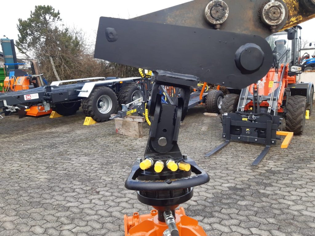 KTS KG180 Greifer 3 to Rotator MS03 Pendelgelenk Zange SBF Bagger – Bild 10