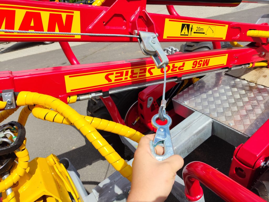 Kranman Rückewagen T5000, Radantrieb, hydr.Bremse, Forstkran 4.60 – Bild 6