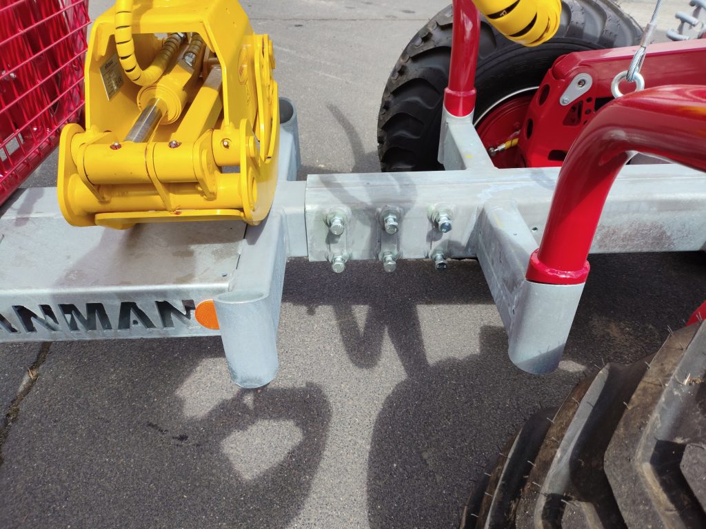 Kranman Rückewagen T5000, Radantrieb, hydr.Bremse, Forstkran 4.60 – Bild 8