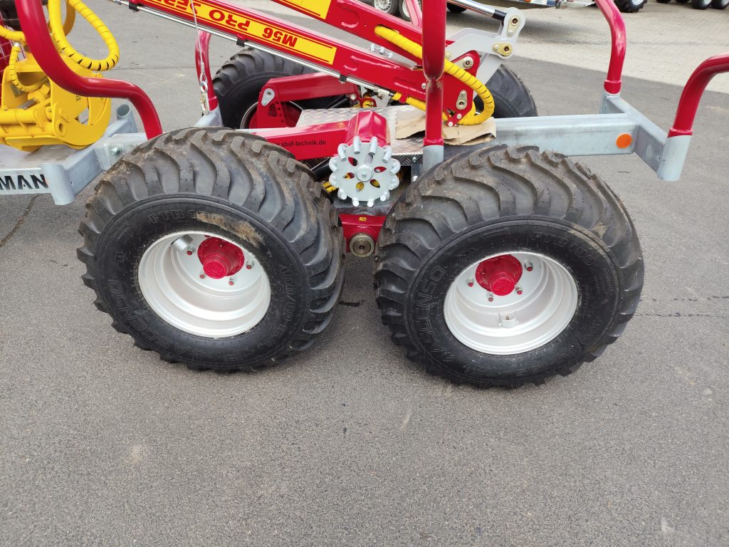 Kranman Rückewagen T5000, Radantrieb, hydr.Bremse, Forstkran 4.60 – Bild 9