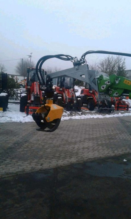 Holzgreifer Holzzange Steingreifer mit Rotation 014 3 to mit Rotator Avant Multione SBF – Bild 4