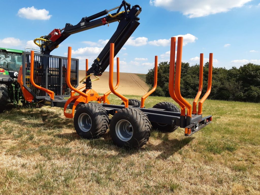 KTS 13000 mit 8,6m Kran Rückewagen Holzwagen Forstwagen – Bild 18