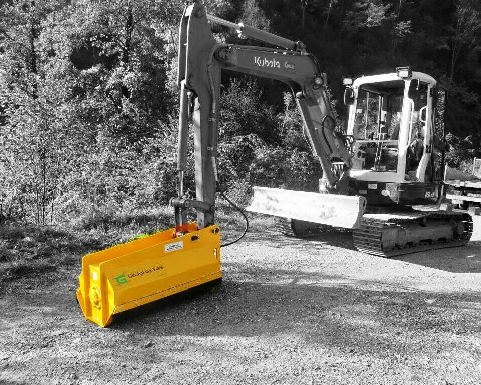 Ghedini DA72, 73,74,75 Profi Mulcher für Minibagger Baggermulcher 2,0 – 5,5 Tonnen – Bild 2