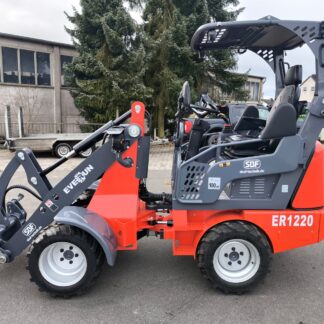 Everun ER1220 Hoflader Radlader Bagger Kubota Dieselmotor Euro