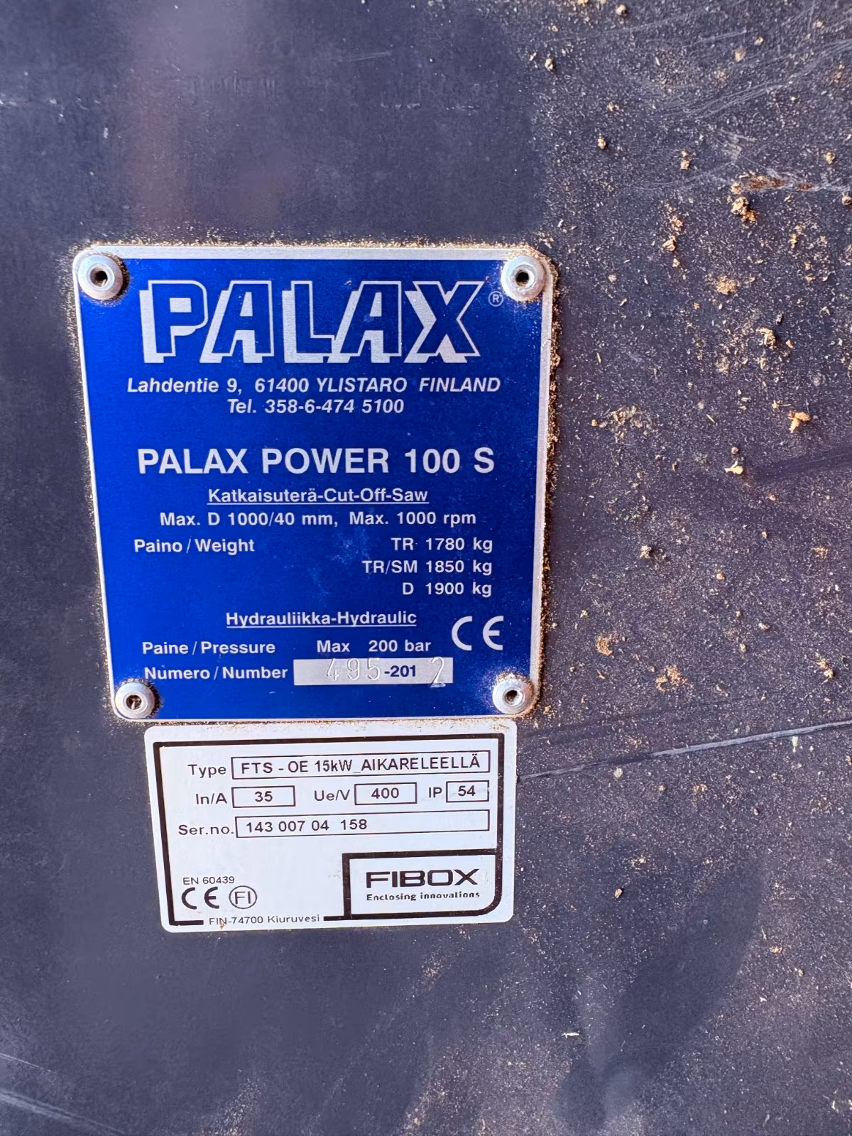 Palax Power 100 S Sägespaltautomat Kreissäge Sägespalter Tisch – Bild 11