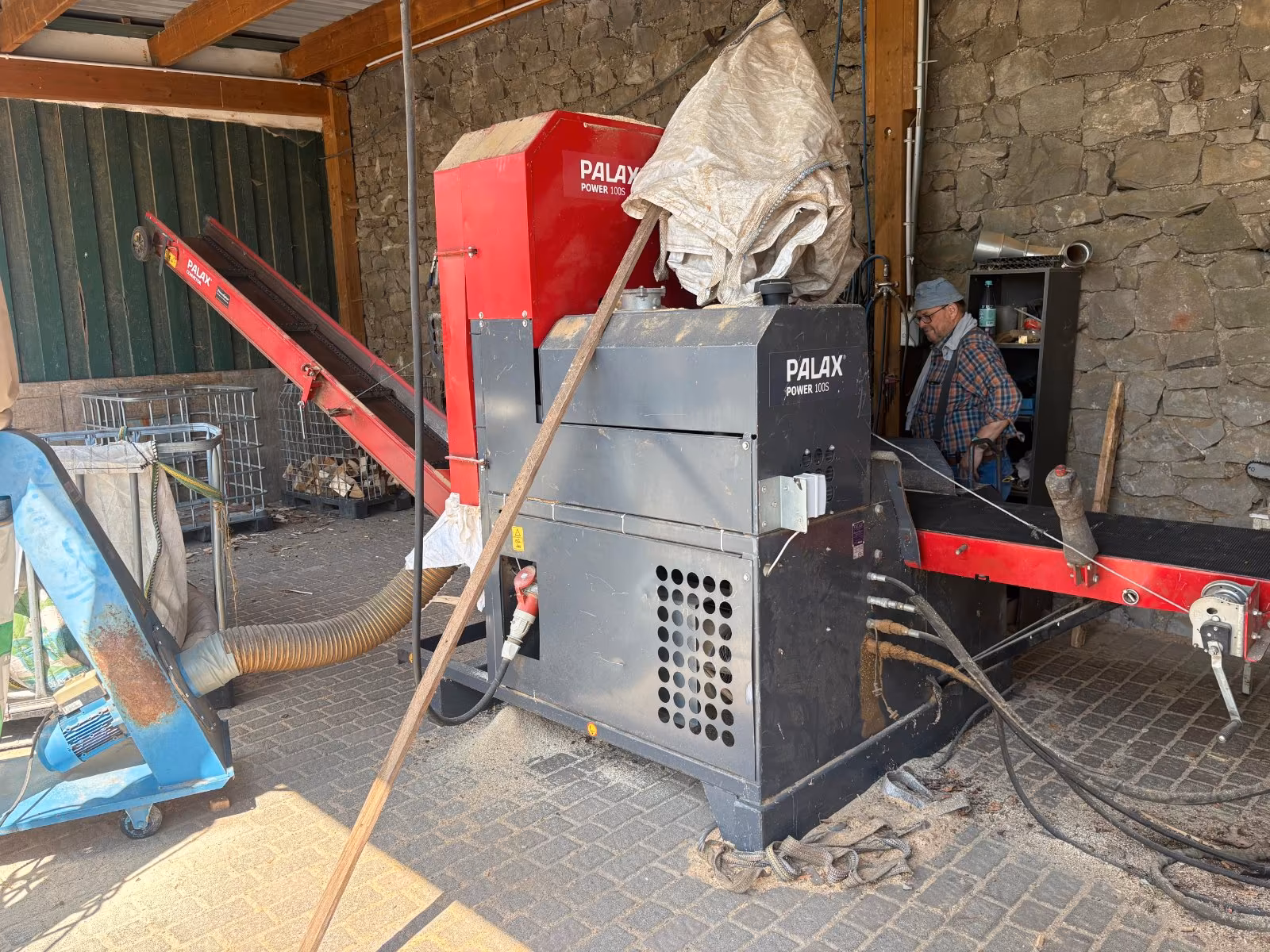 Palax Power 100 S Sägespaltautomat Kreissäge Sägespalter Tisch