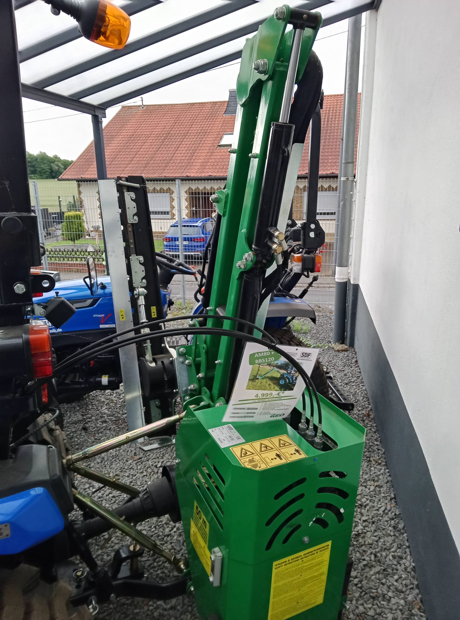 Geo AM80 Auslegearm mit BBS 1,2m Heckenschere