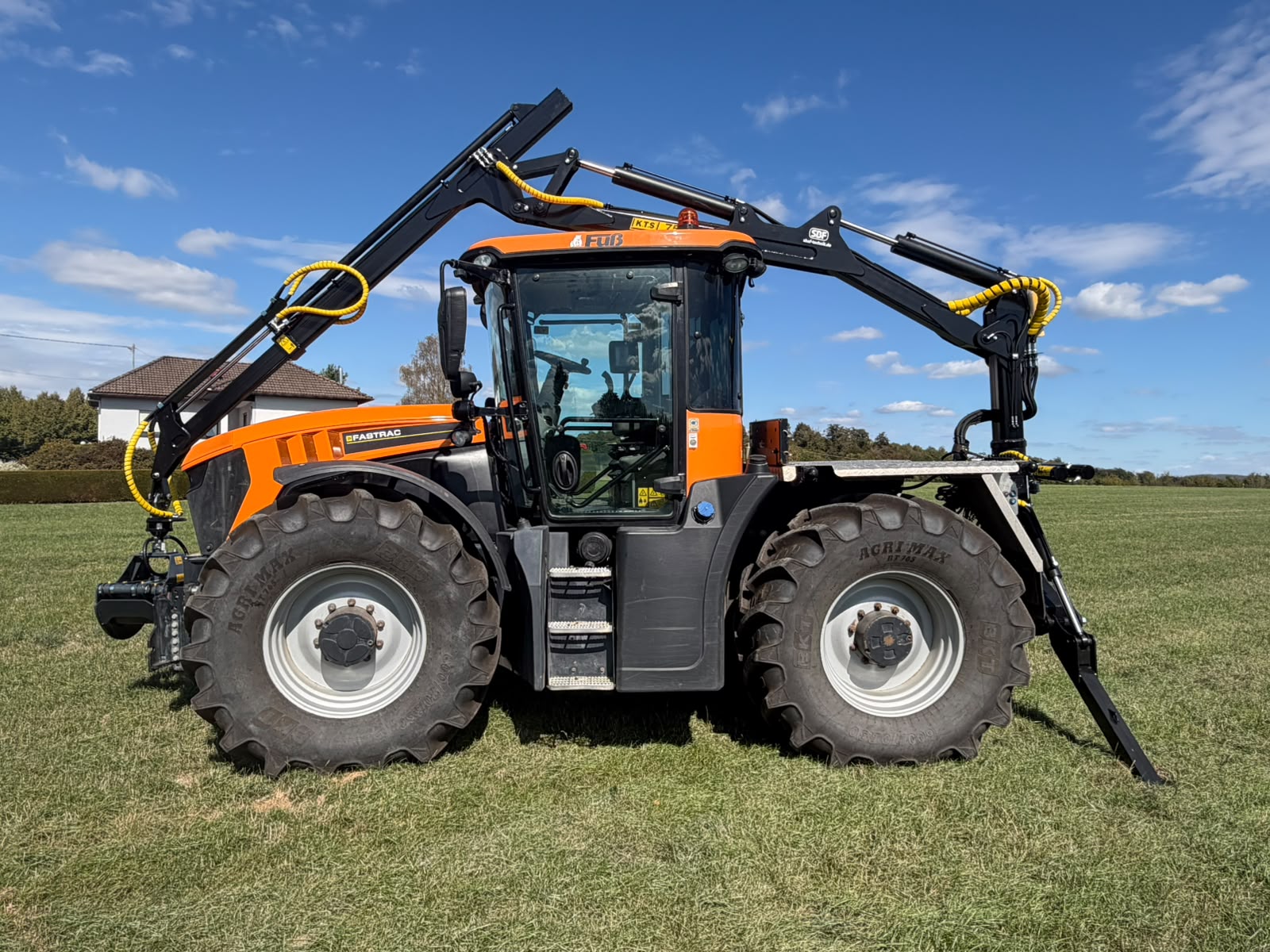 KTS Kran K750 7,5m Teleskop Rückewagen Forstkran Rückekran Ladekran Dreipunktkran – Bild 13