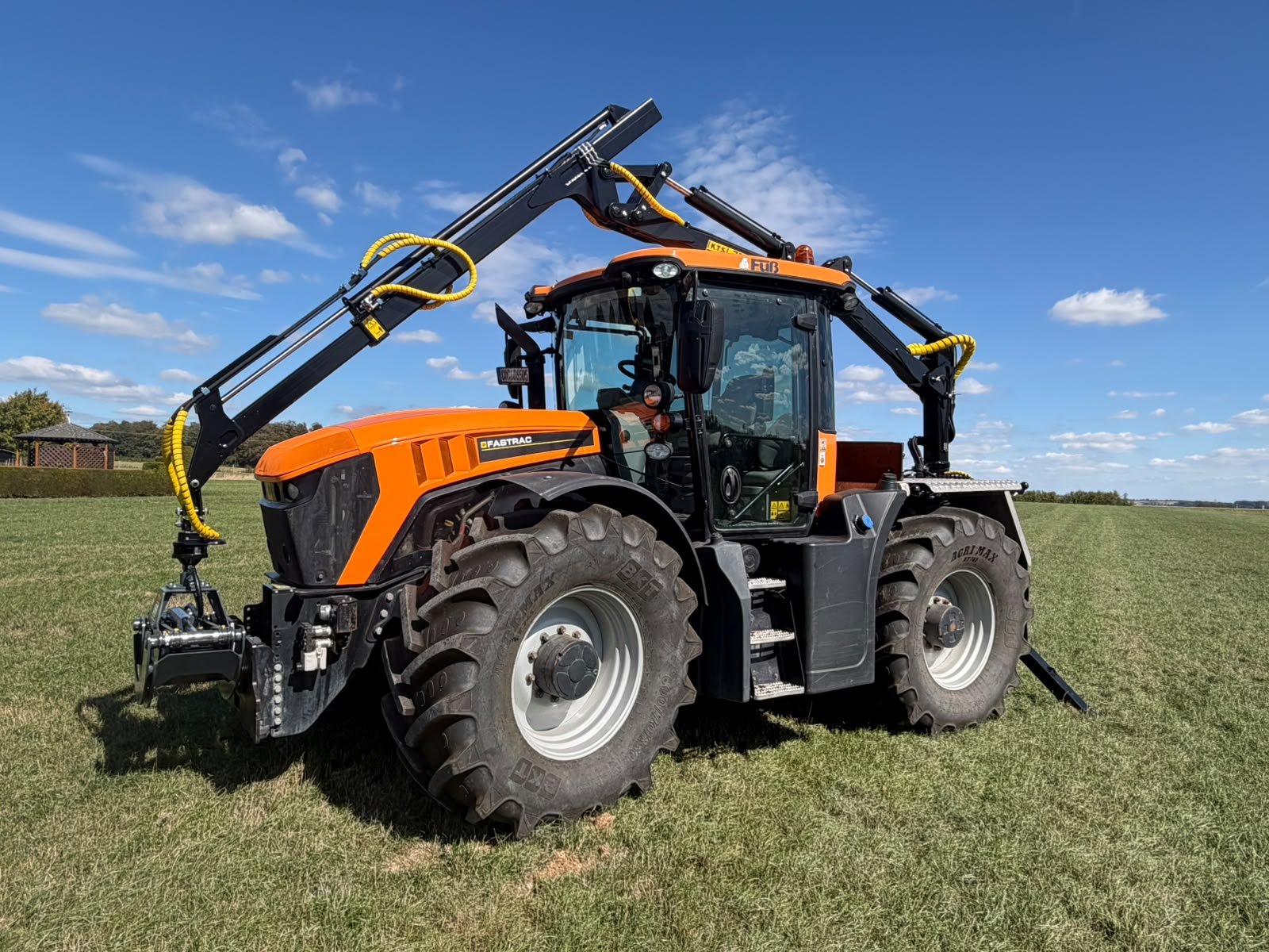 KTS Kran K750 7,5m Teleskop Rückewagen Forstkran Rückekran Ladekran Dreipunktkran – Bild 12
