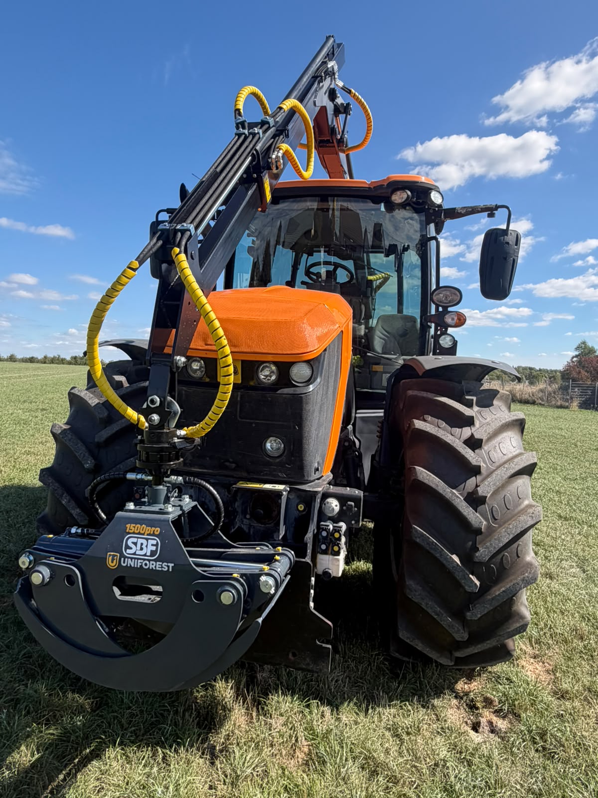 KTS Kran K750 7,5m Teleskop Rückewagen Forstkran Rückekran Ladekran Dreipunktkran – Bild 14