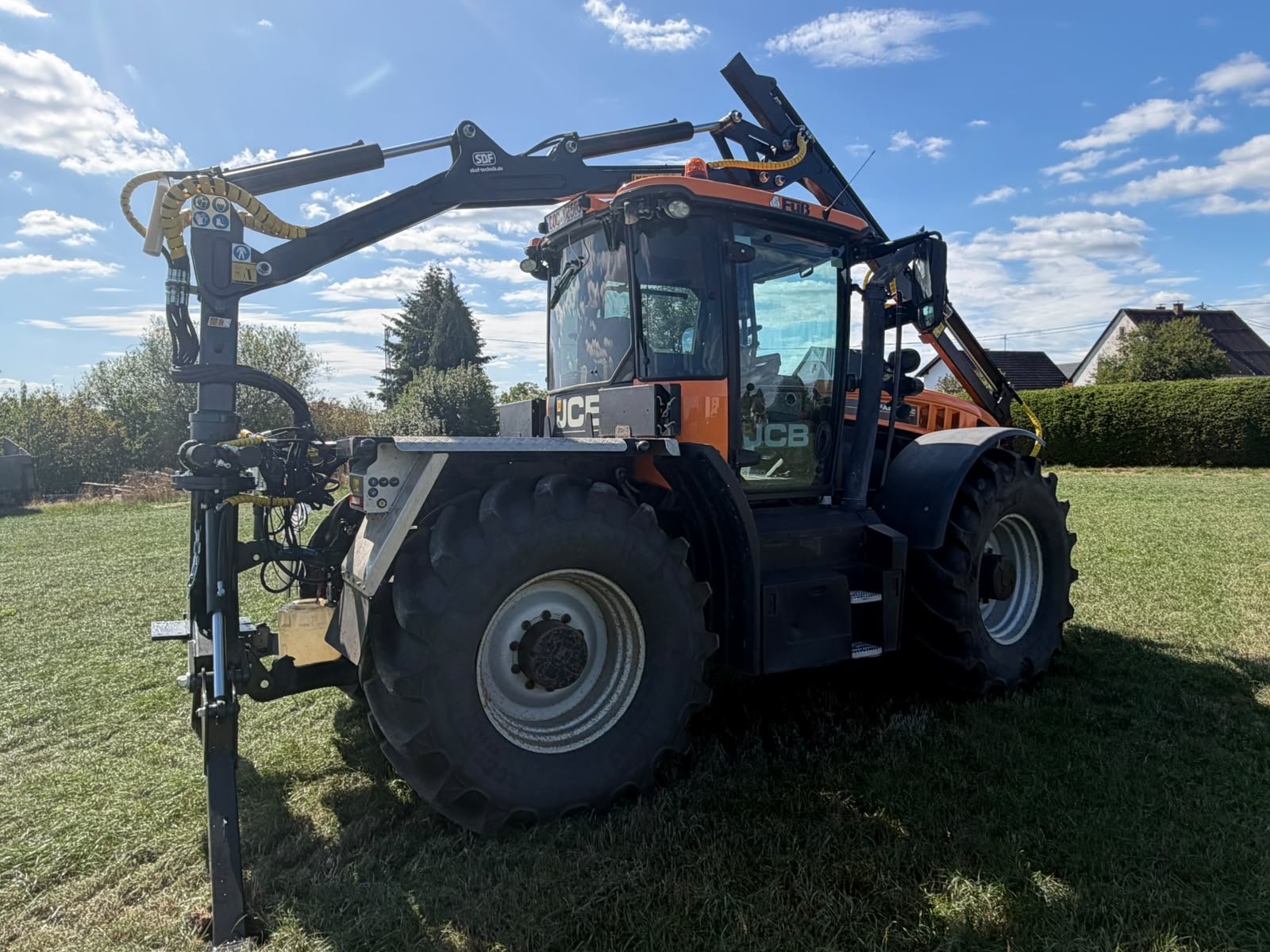 KTS Kran K750 7,5m Teleskop Rückewagen Forstkran Rückekran Ladekran Dreipunktkran – Bild 15