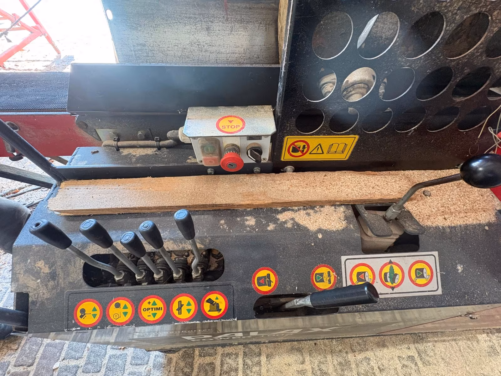 Palax Power 100 S Sägespaltautomat Kreissäge Sägespalter Tisch – Bild 6