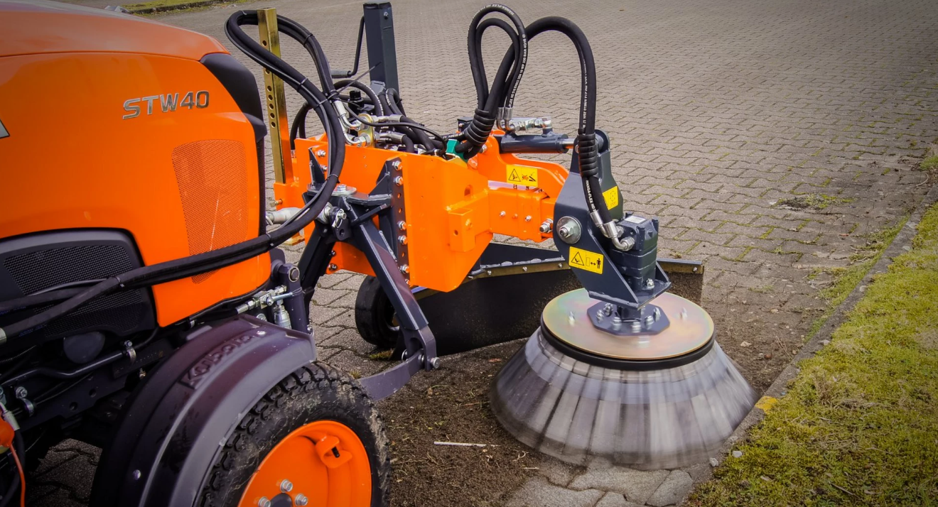 Tuchel Wildkrautbürste Unkrautbürste Besen Traktor Bagger SBF – Bild 4
