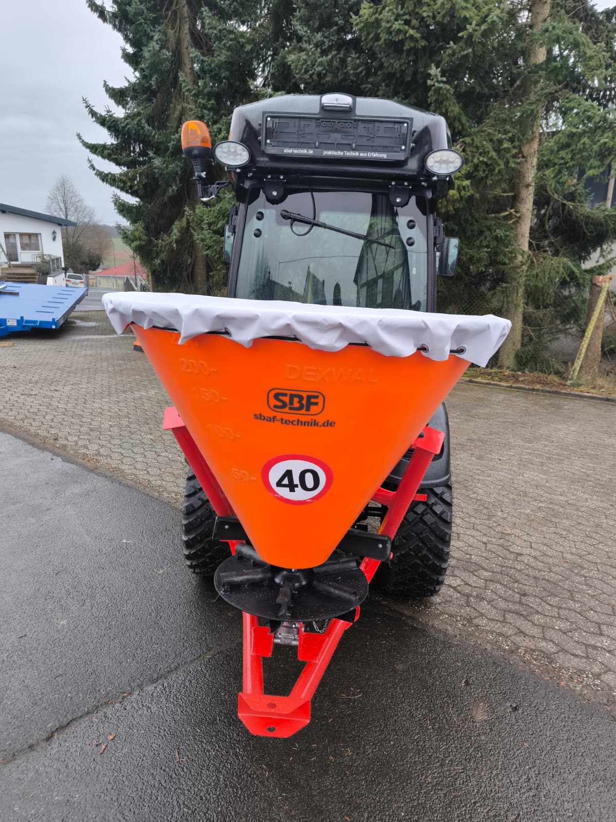 SBF L300H Salzstreuer Düngerstreuer Winterdienst Komplettpaket